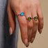 Chromates | Argent sterling .925 | Bague Pierre d'humeur